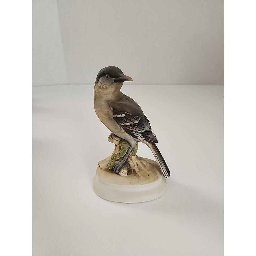 Vintage Lefton China Mockingbird 1184 Hand Painted Figurine Home Decor Birds